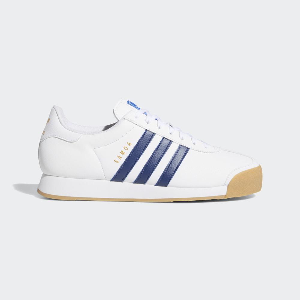 Adidas Men's Samoa Originals Shoes White/Indigo Ireland EG6088